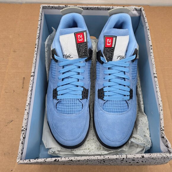 Jordan 4 Retro Mid University Blue-Mens Shoes  Size 11 New Without Box lid main image 9